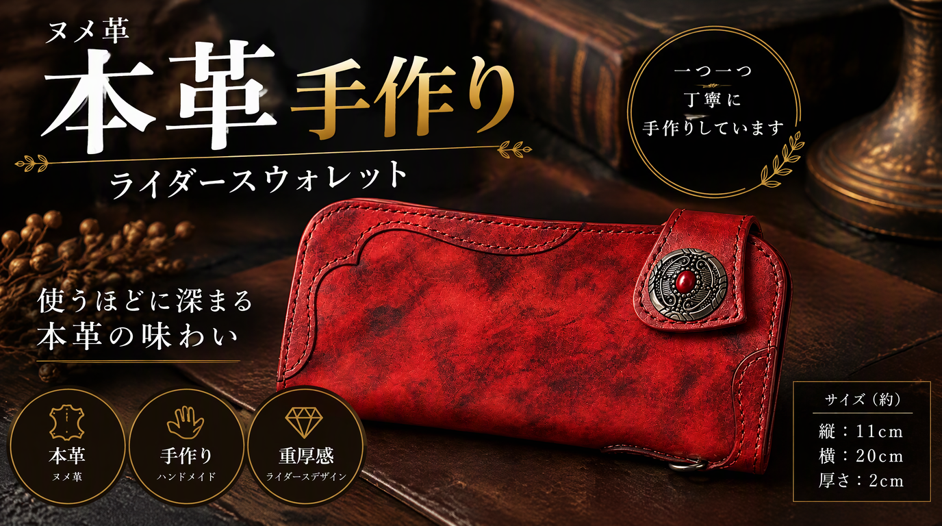 耐久性と使いやすさで長く愛用できる一枚を　バイカーズウォレットの選び方